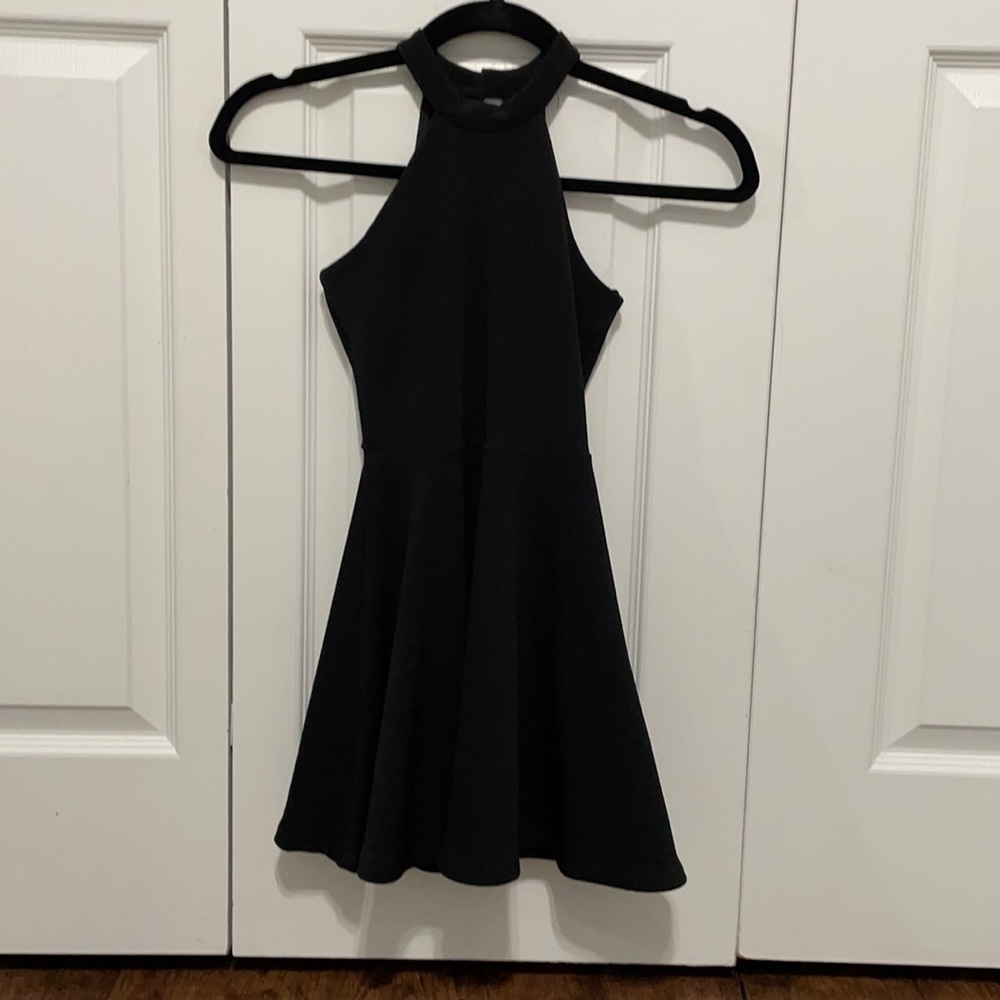 UN DEAX TROIS Girls Size 7 Black Dress